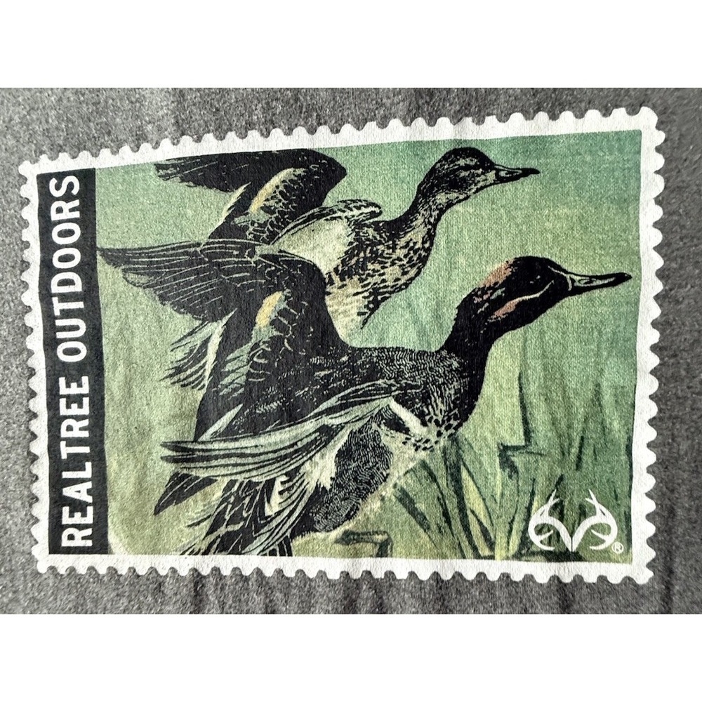 Realtree Outdoors Graphic T-Shirt Duck Stamp Print 3X-Large